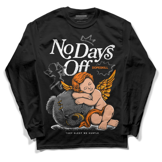 Jordan 3 Retro 'Fear Pack' DopeSkill Long Sleeve T-Shirt New No Days Off Graphic Streetwear - Black