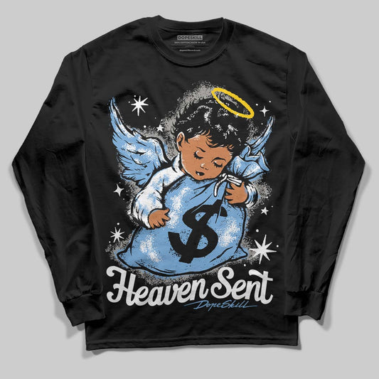 Jordan 12 Retro 'Melo' DopeSkill Long Sleeve T-Shirt Heaven Sent Graphic Streetwear - black
