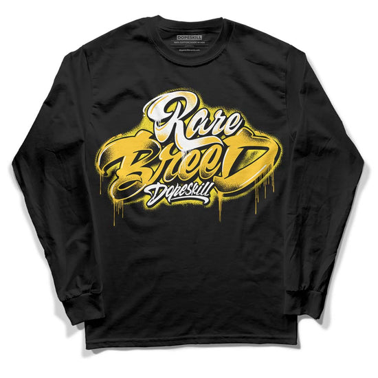 Jordan 4 Retro “Vivid Sulfur” DopeSkill Long Sleeve T-Shirt Rare Breed Type Graphic Streetwear - Black 