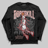 Jordan 1 Low OG “Rust Pink” DopeSkill Long Sleeve T-Shirt Thunder Dunk Graphic Streetwear - Black