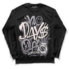 Jordan 2 Cement Grey DopeSkill Long Sleeve T-Shirt No Days Off Graphic Streetwear - Black