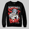 Jordan 6 “Reverse Infrared” DopeSkill Sweatshirt Stay It Busy Graphic Streetwear - Black