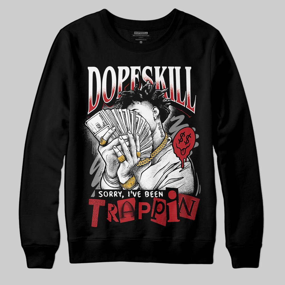 Jordan 8 Retro Bugs Bunny (2025) DopeSkill Sweatshirt Sorry I've Been Trappin Graphic Streetwear - Black
