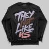 Harris Tweed x Dunk Low Denim Turquoise and Baroque Brown DopeSkill Long Sleeve T-Shirt They Not Like Us Graphic Streetwear - Black