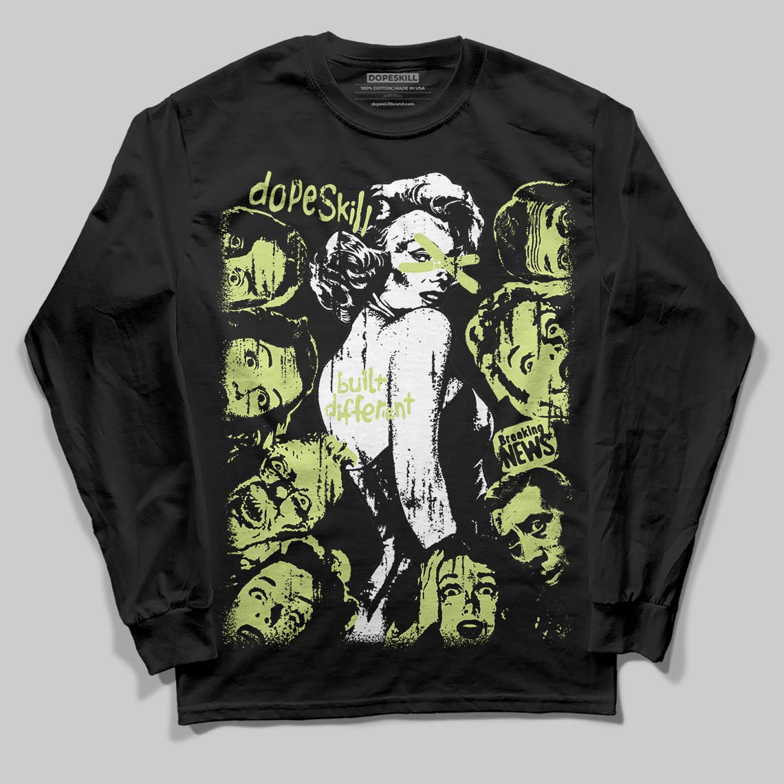 Jordan 11 “Inner Beast” DopeSkill Long Sleeve T-Shirt Built Different Graphic Streetwear - Black