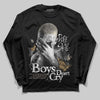 Jordan 5 Retro Reverse Metallic DopeSkill Long Sleeve T-Shirt Boys Don't Cry Graphic Streetwear - Black