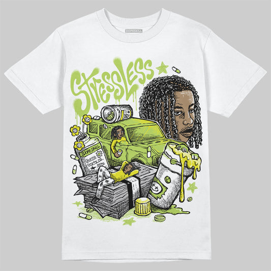 Jordan 13 Retro Bright Cactus DopeSkill T-Shirt Stressless Graphic Streetwear - White