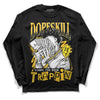 Jordan 4 Retro “Vivid Sulfur” DopeSkill Long Sleeve T-Shirt Sorry I've Been Trappin Graphic Streetwear - Black 