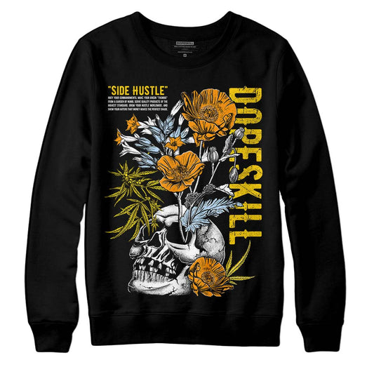 Jordan 6 “Yellow Ochre” DopeSkill Sweatshirt Side Hustle Graphic Streetwear - Black