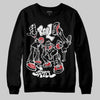 Jordan 14 Retro ‘Black Toe’ DopeSkill Sweatshirt Real Y2K Players Graphic Streetwear - Black