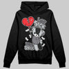 Jordan 4 “Fear” DopeSkill Hoodie Sweatshirt Love Sick Graphic Streetwear - Black