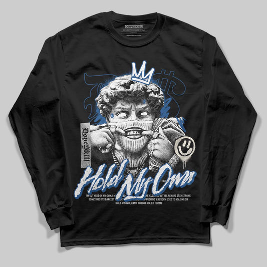 Jordan 1 Low OG “Storm Blue” DopeSkill Long Sleeve T-Shirt In My Way Graphic Streetwear - Black