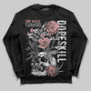 Harris Tweed x Wmns Dunk Low 'Black Phantom' DopeSkill Long Sleeve T-Shirt Side Hustle Graphic Streetwear - Black