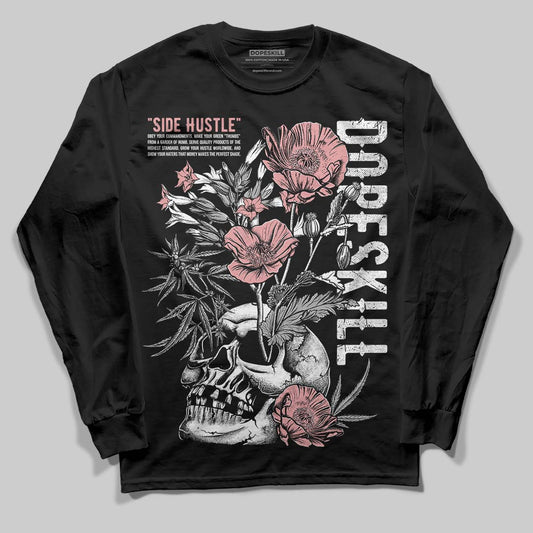 Harris Tweed x Wmns Dunk Low 'Black Phantom' DopeSkill Long Sleeve T-Shirt Side Hustle Graphic Streetwear - Black