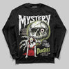 Jordan 5 “Luminous Green” DopeSkill Long Sleeve T-Shirt Mystery Ghostly Grasp Graphic Streetwear - Black