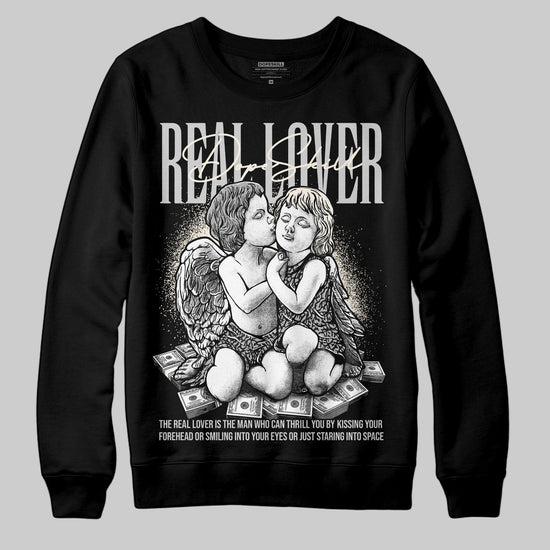 Jordan 3 “Off Noir” DopeSkill Sweatshirt Real Lover Graphic Streetwear - Black