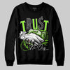 Neon Green Sneakers DopeSkill Sweatshirt Trust No One Graphic Streetwear