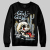 Jordan 13 “Blue Grey” DopeSkill Sweatshirt God Got Me Graphic Streetwear - Black