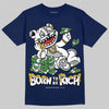 Jordan 12 Retro French Blue (2025) DopeSkill T-Shirt Born To Be Rich Graphic Streetwear - navy