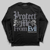 Jordan 11 Low CNY “Year of the Snake” DopeSkill Long Sleeve T-Shirt Protect Me From Evil Graphic Streetwear - Black