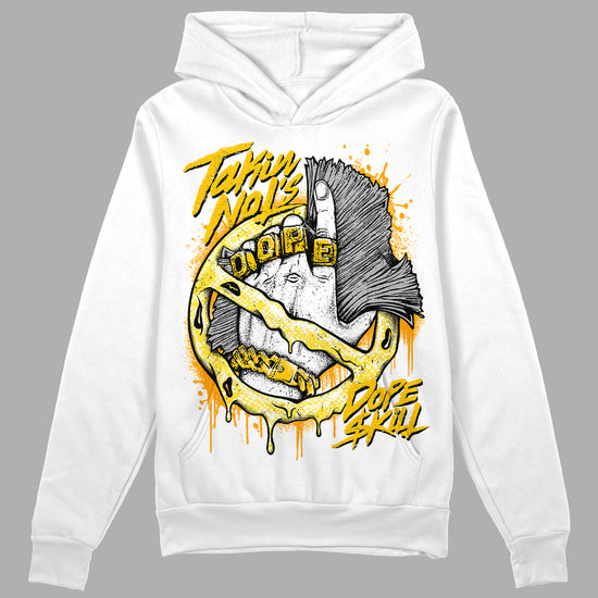 Jordan 11 Low 'Yellow Snakeskin' DopeSkill Hoodie Sweatshirt Takin No L's Graphic Streetwear - White 