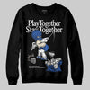 Jordan 1 Low Travis Scott x Fragment DopeSkill Sweatshirt Play together, Stay together Graphic Streetwear - Black