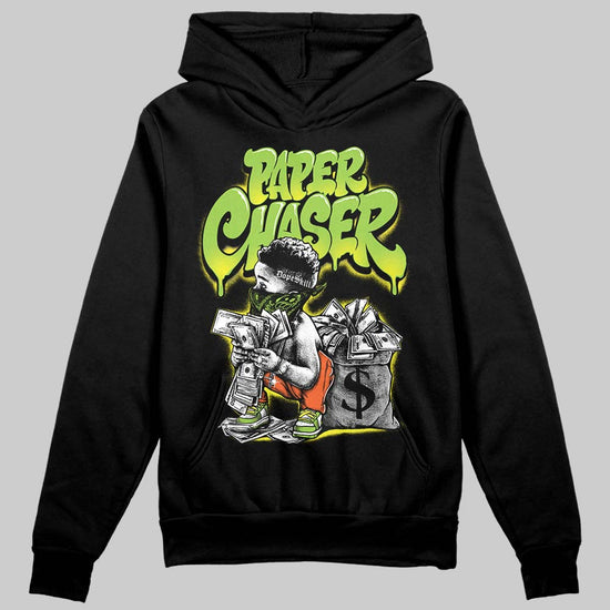 Neon Green Sneakers DopeSkill Hoodie Sweatshirt Paper Chaser Boy Graphic Streetwear - black