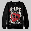 Nigel Sylvester x Jordan 1 Low OG “Nitro” DopeSkill Sweatshirt Crying Heart Graphic Streetwear - Black