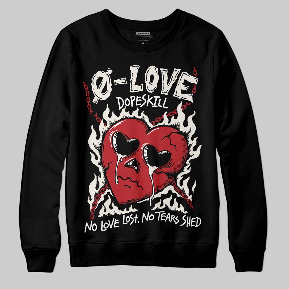 Nigel Sylvester x Jordan 1 Low OG “Nitro” DopeSkill Sweatshirt Crying Heart Graphic Streetwear - Black