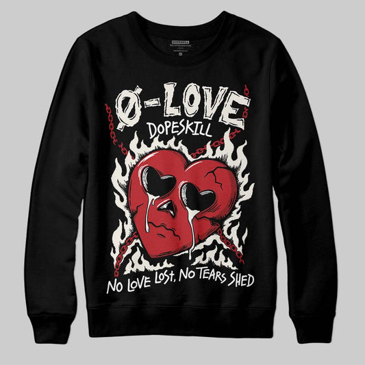 Nigel Sylvester x Jordan 1 Low OG “Nitro” DopeSkill Sweatshirt Crying Heart Graphic Streetwear - Black