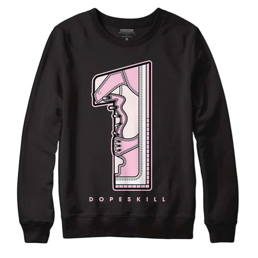 Dunk Low LX Pink Foam DopeSkill Sweatshirt No.1 Graphic Streetwear - Black