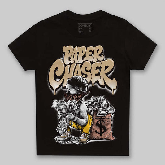 TAN Sneakers DopeSkill Toddler Kids T-shirt Paper Chaser Boy Graphic Streetwear - Black