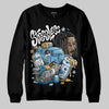 Jordan 4 Denim “Worn Blue” DopeSkill Sweatshirt Stressless Graphic Streetwear - Black