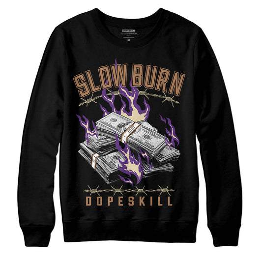 Jordan 6 WMNS Gore-Tex Brown Kelp DopeSkill Sweatshirt Slow Burn Graphic Streetwear - Black