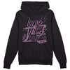 Jordan 2 “Mauve/Off-Noir” DopeSkill Hoodie Sweatshirt LOVE Graphic Streetwear - Black