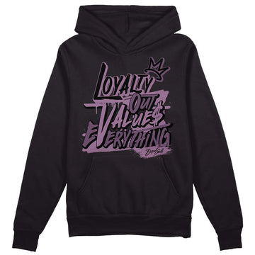 Jordan 2 “Mauve/Off-Noir” DopeSkill Hoodie Sweatshirt LOVE Graphic Streetwear - Black