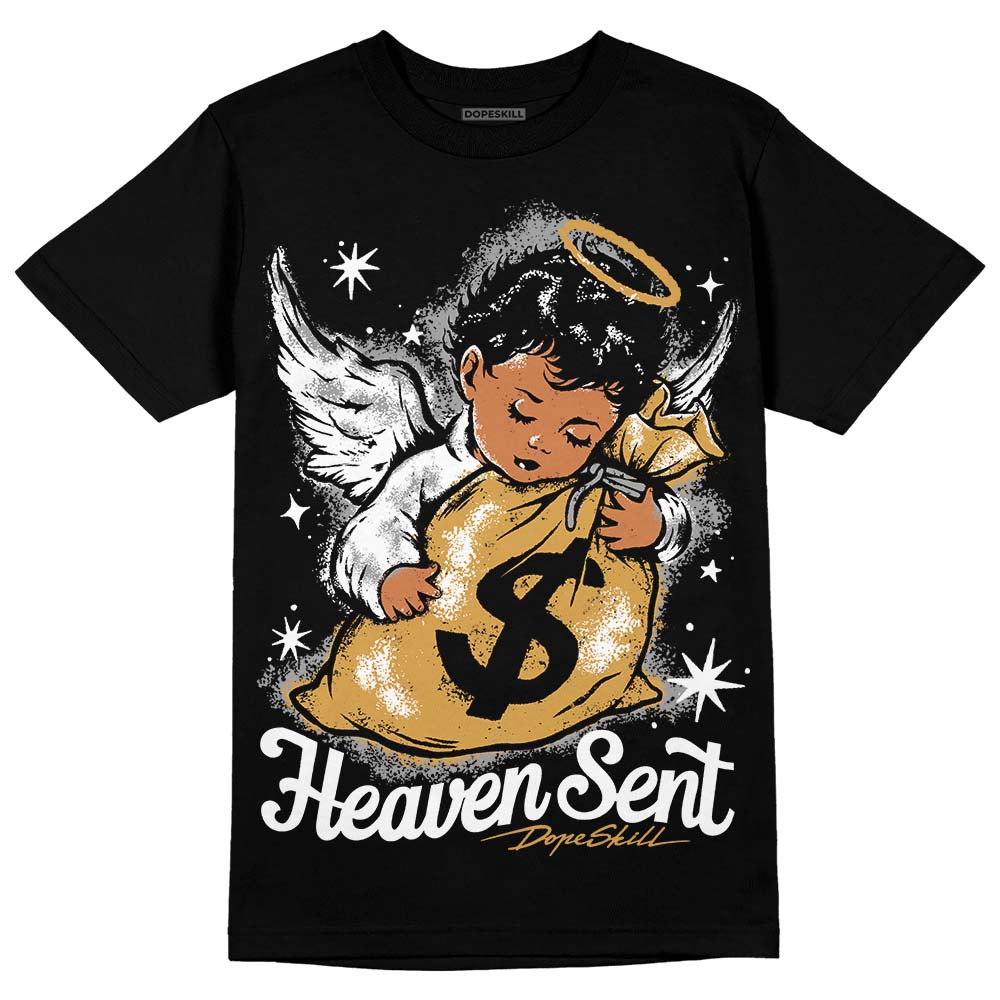 Jordan 11 "Gratitude" DopeSkill T-Shirt Heaven Sent Graphic Streetwear - Black