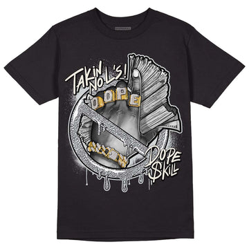 Jordan 1 Retro Low OG Black Cement DopeSkill T-Shirt Takin No L's Graphic Streetwear - Black