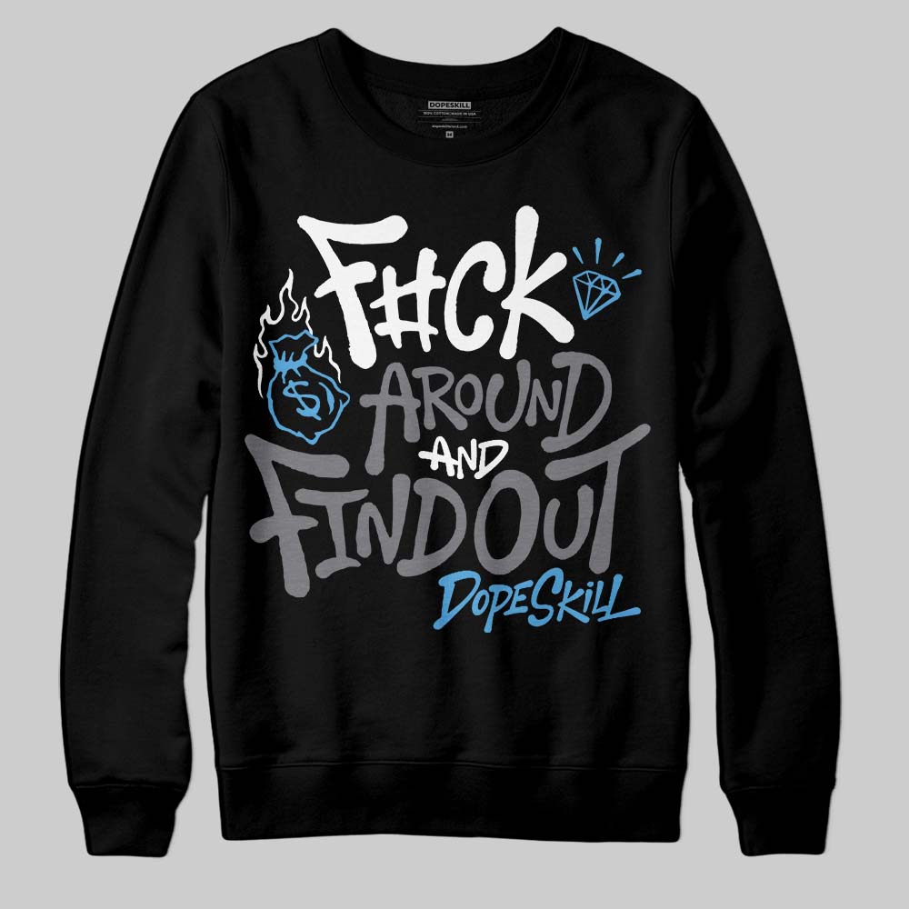 Jordan 9 Retro 'Flint Grey' 2026 DopeSkill Sweatshirt F#ck Around And Find Out Graphic Streetwear - Black