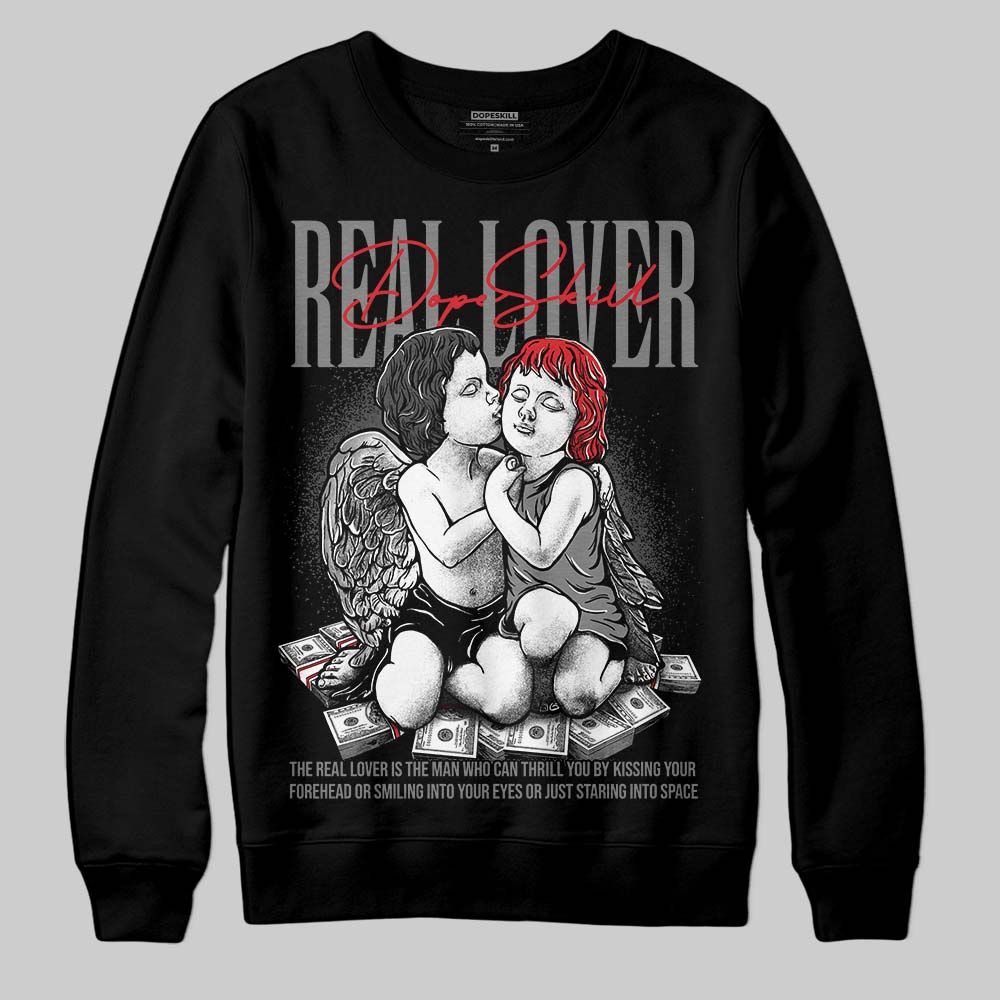 Jordan 10 Retro Shadow (2025) DopeSkill Sweatshirt Real Lover Graphic Streetwear - black