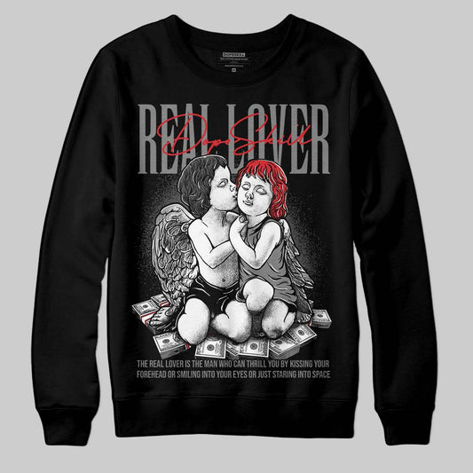 Jordan 10 Retro Shadow (2025) DopeSkill Sweatshirt Real Lover Graphic Streetwear - black