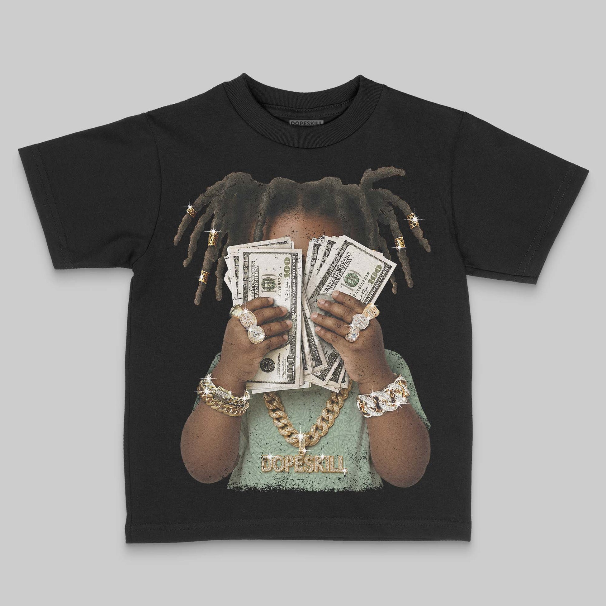 Jordan 3 OG “Spring is in the Air” DopeSkill Toddler Kids T-shirt Rich Youth Graphic Streetwear - black
