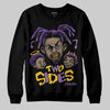 PURPLE Sneakers DopeSkill Sweatshirt Two Sides Graphic Streetwear - black