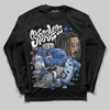 Awake NY x Jordan 5 Retro 'Black Racer Blue' DopeSkill Long Sleeve T-Shirt Stressless Graphic Streetwear - Black
