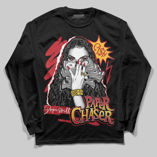 Jordan 14 Retro Ferrari (2025) DopeSkill Long Sleeve T-Shirt NPC Graphic Streetwear - Black