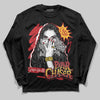 Jordan 14 Retro Ferrari (2025) DopeSkill Long Sleeve T-Shirt NPC Graphic Streetwear - Black