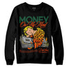 Dunk Low Team Dark Green Orange DopeSkill Sweatshirt MOMM Graphic Streetwear - Black