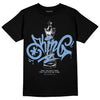 Jordan 5 Retro University Blue DopeSkill T-Shirt King Chess Graphic Streetwear - Black 