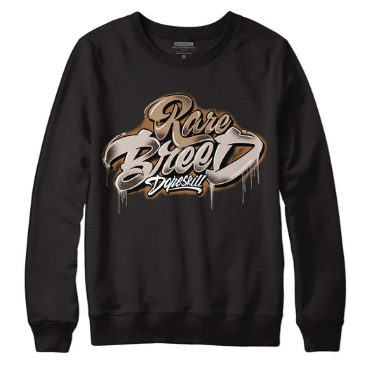 Jordan 3 Retro Palomino DopeSkill Sweatshirt Rare Breed Type Graphic Streetwear - Black