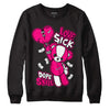 Jordan 1 Low GS “Fierce Pink” Dopeskill Sweatshirt Love Sick Graphic Streetwear - Black